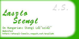 laszlo stengl business card